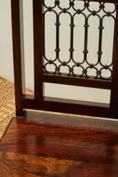 Rill Dining Chair – Dark Sheesham Wood - thumbnail 5