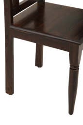 Rill Dining Chair – Dark Sheesham Wood - thumbnail 2
