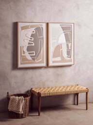 Sundown Canvas Art 2 Abstract of Neutral Set Wall - thumbnail 5