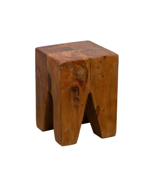 Merrowyn Stool / Side Table Natural wax - image 1