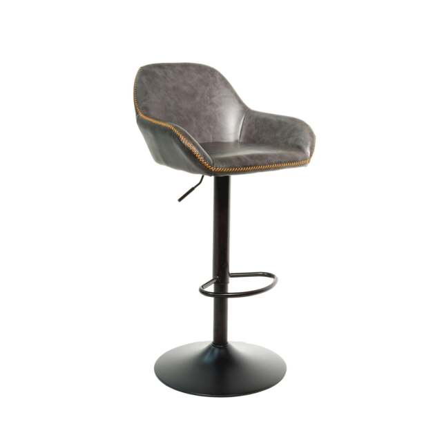 Morvella Gas Lift Barstool Grey SET OF 2 - image 1