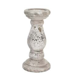 Earthy & Illuminating: Stone Ceramic Candle Holder - thumbnail 4