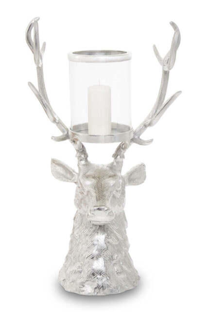 Radlett Clear Glass Candle Holder - image 1