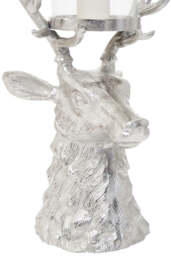 Radlett Clear Glass Candle Holder - thumbnail 2