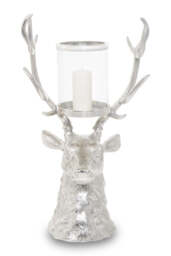 Radlett Clear Glass Candle Holder - thumbnail 1