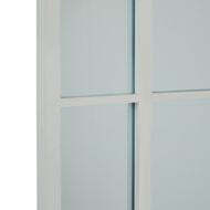 Large White Arched Window Style Mirror - thumbnail 3