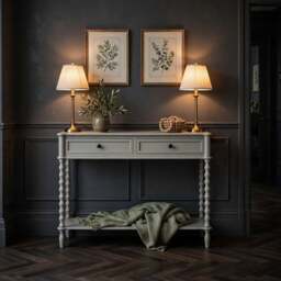 The Camden Collection Two Drawer Console Table - thumbnail 3