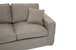 Hartford Modern Grey Two-Seater Sofa - thumbnail 5