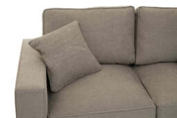 Hartford Modern Grey Two-Seater Sofa - thumbnail 4