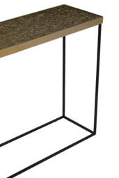 Umber Console Table – Gold Finish - thumbnail 3