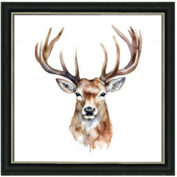 AN1524 STAG - 40x40 / Silver Mirror / PLAIN - thumbnail 1