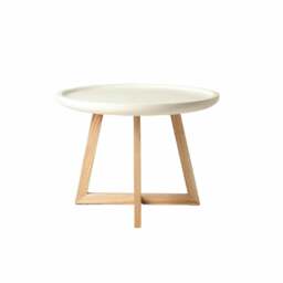 Ferrowe White Dish lamp Table - thumbnail 1