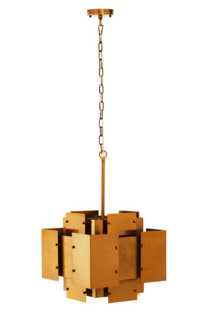 Whitmore Pendant Light – Brass Finish (Four Bulb) - image 1