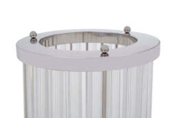 Alderley Candle Holder – Glass & Stainless Steel (Small) - thumbnail 2