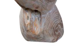 Delvane Stool / Side Table Natural Grey - thumbnail 2