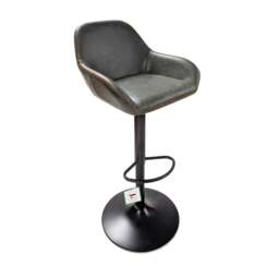 Morvella Gas Lift Barstool Forest Green SET OF 2 - thumbnail 2