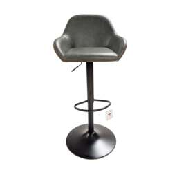 Morvella Gas Lift Barstool Forest Green SET OF 2 - thumbnail 3