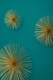 Breeze Set of 3 Gold Finish Wall Décor - thumbnail 6