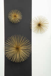 Breeze Set of 3 Gold Finish Wall Décor - thumbnail 4
