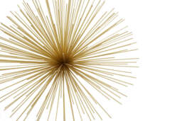 Breeze Set of 3 Gold Finish Wall Décor - thumbnail 3