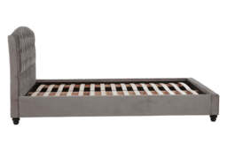 Rutherford Velvet Bed – Grey (King) - thumbnail 6