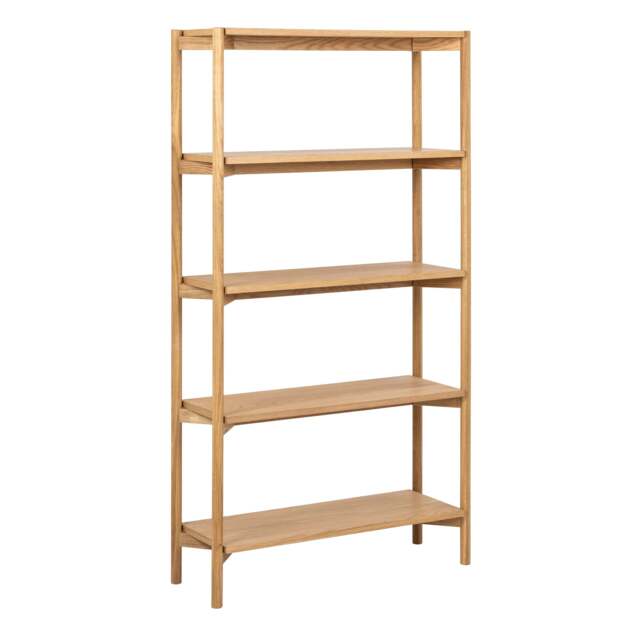 Braidwood Bookcase with 4 Shelves in Oak - image 1