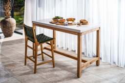 Ferrowe White Counter Table - thumbnail 2