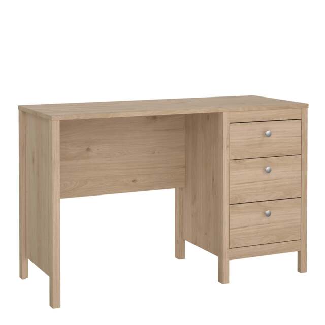 Madrid Desk 3 Drawers in Jackson Hickory Oak - image 1