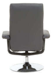 Verse Recliner – Grey Leather Effect - thumbnail 5