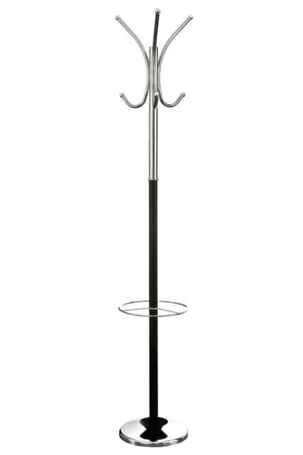 Reverie Floor Standing Coat Stand – Black & Chrome
