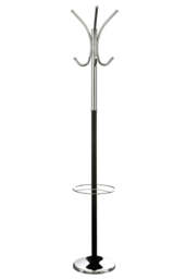 Reverie Floor Standing Coat Stand – Black & Chrome