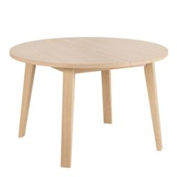 A-Line Round Dining Table in White Oak 120x75cm - thumbnail 2