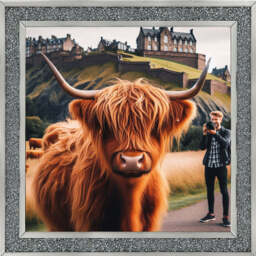 AN1111 HIGHLAND COW EDINBURGH CASTLE SHOOT - thumbnail 6