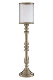Vireo Townhouse Candle Holder – Nickel (Small) - thumbnail 1