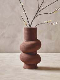 Textured Vase Red Bubble Montrelle Large