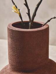 Textured Vase Red Bubble Montrelle Large - thumbnail 4