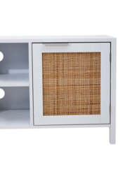 Godalming White Wood Media Unit – Contemporary TV & Storage Unit - thumbnail 2