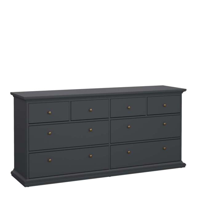 Paris Chest of 8 Drawers in Matt Grey - image 1
