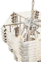 Fairhaven Prism Light – Glass & Chrome Finish - thumbnail 4