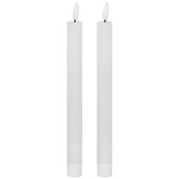 Candlelight, Simplified: Natural Glow White LED Dinner Candles (Set of 2) - thumbnail 2