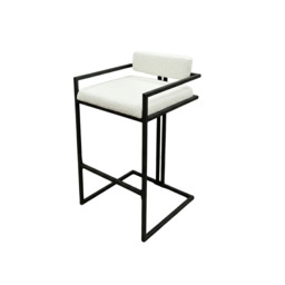 Boucle Bar Stool - thumbnail 3