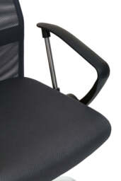 Monet Mesh & Fabric Office Chair – Black/Grey - thumbnail 2