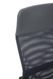 Monet Mesh & Fabric Office Chair – Black/Grey - thumbnail 4