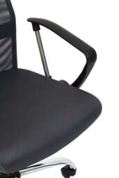 Monet Mesh & Fabric Office Chair – Black/Grey - thumbnail 6