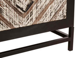 Linden Bedside Table – Black (2 Drawer) - thumbnail 3