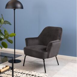 Lounge Chair in Dark Grey  Melissa Collection - thumbnail 4