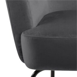 Lounge Chair in Dark Grey  Melissa Collection - thumbnail 6