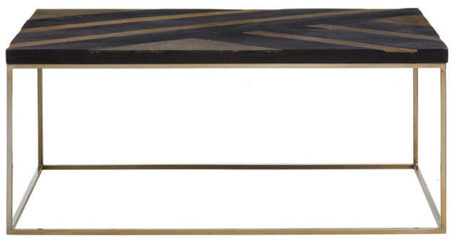 Beaconsfield Black & Gold Coffee Table – Luxury Contemporary Living Room Table - image 1