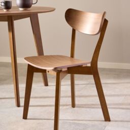 Roxby Dining Chairs in Walnut Set of 2 - thumbnail 4