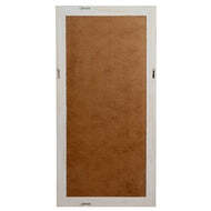 Washed Wood Wide Framed Wall Mirror - thumbnail 4